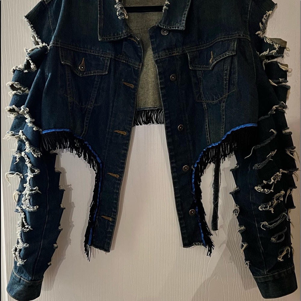 DISTRESSED DENIM REMAKE